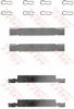 TOYOT 0440941000 Accessory Kit, disc brake pads
